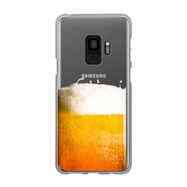 Coque Samsung Galaxy S9 flexible avec Bière Fraîchement Tirée - Imprimé bière