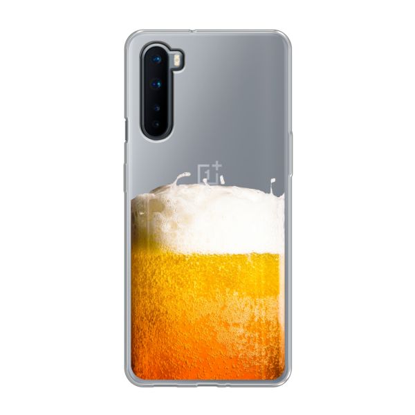 Flexibel OnePlus Nord hoesje met Vers Getapt Biertje - Bierprint