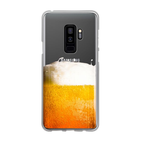 Coque Samsung Galaxy S9 Plus flexible avec Bière Fraîchement Tirée - Imprimé bière