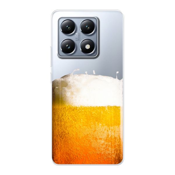 Coque Xiaomi 14T flexible avec Bière Fraîchement Tirée - Imprimé bière