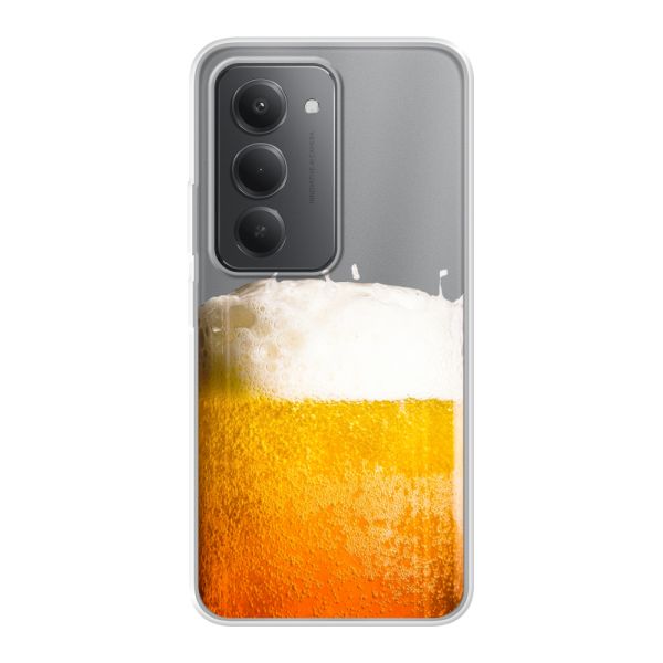Coque Xiaomi Redmi 15 flexible avec Bière Fraîchement Tirée - Imprimé bière