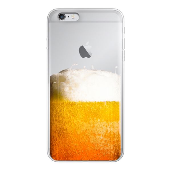 Coque iPhone 6 Plus / 6s Plus flexible avec Bière Fraîchement Tirée - Imprimé bière