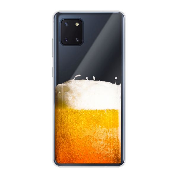Coque Samsung Galaxy Note 10 Lite flexible avec Bière Fraîchement Tirée - Imprimé bière