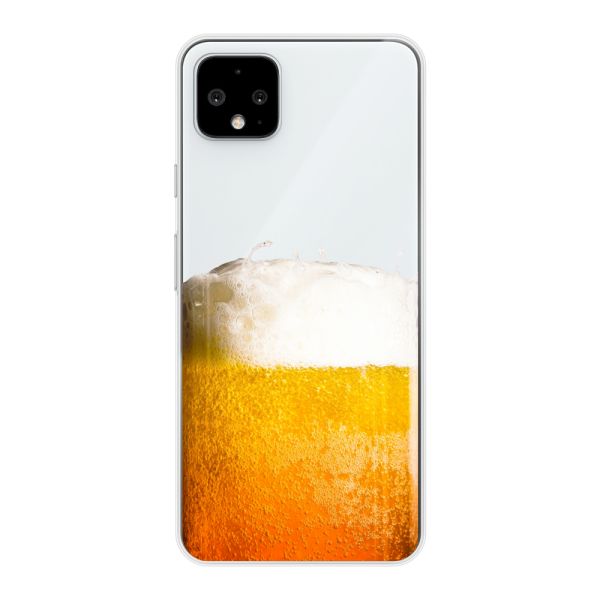 Coque Google Pixel 4 XL flexible avec Bière Fraîchement Tirée - Imprimé bière