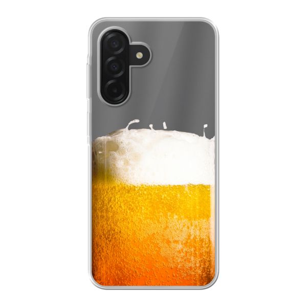Coque Samsung Galaxy A26 flexible avec Bière Fraîchement Tirée - Imprimé bière