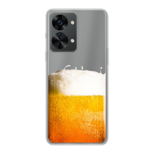 Coque OnePlus Nord 2T flexible avec Bière Fraîchement Tirée - Imprimé bière