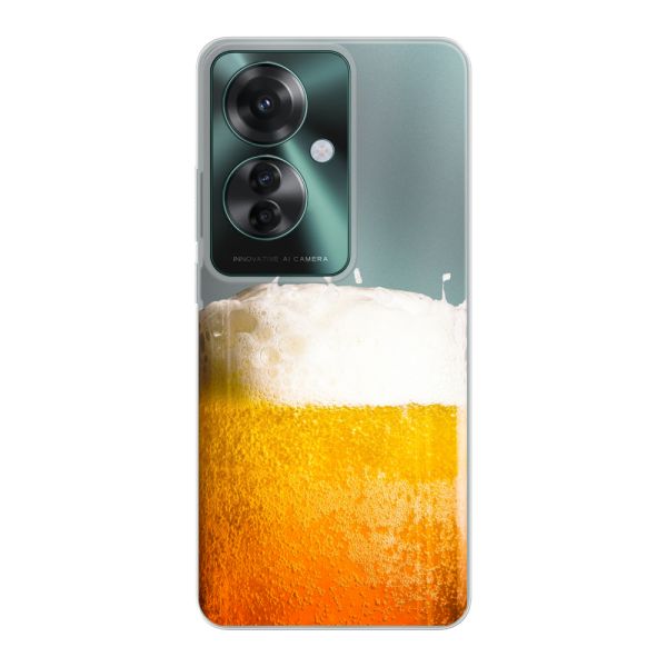 Coque Oppo Reno11 F flexible avec Bière Fraîchement Tirée - Imprimé bière