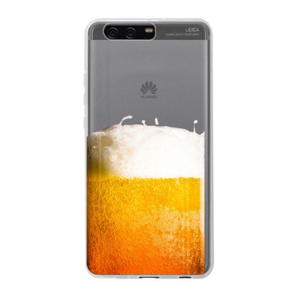Coque Huawei P10 Plus flexible avec Bière Fraîchement Tirée - Imprimé bière
