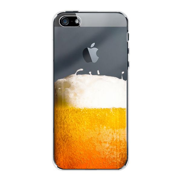 Coque iPhone 5 / 5s flexible avec Bière Fraîchement Tirée - Imprimé bière