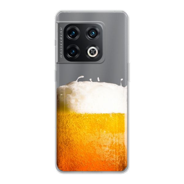 Coque OnePlus 10 Pro flexible avec Bière Fraîchement Tirée - Imprimé bière