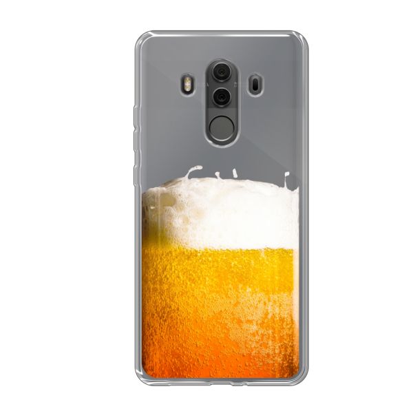 Coque Huawei Mate 10 Pro flexible avec Bière Fraîchement Tirée - Imprimé bière
