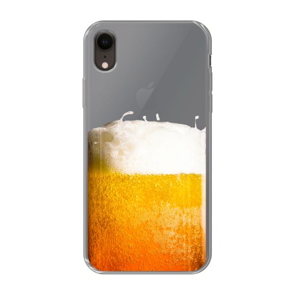 Coque iPhone Xr flexible avec Bière Fraîchement Tirée - Imprimé bière