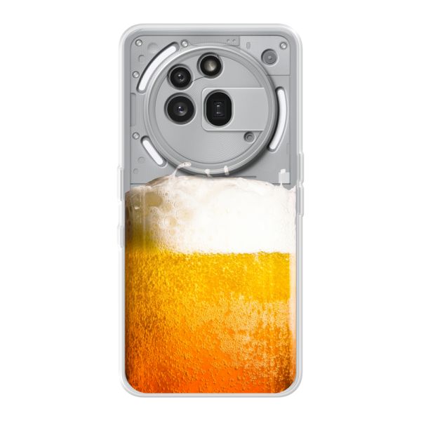 Funda flexible Nothing Phone (3a) Pro con Cerveza Recién Tirada - Estampado de cerveza