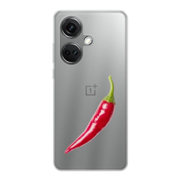 Flexibel OnePlus Nord CE 3 (5G) hoesje met Rode Peper - Pittig Design
