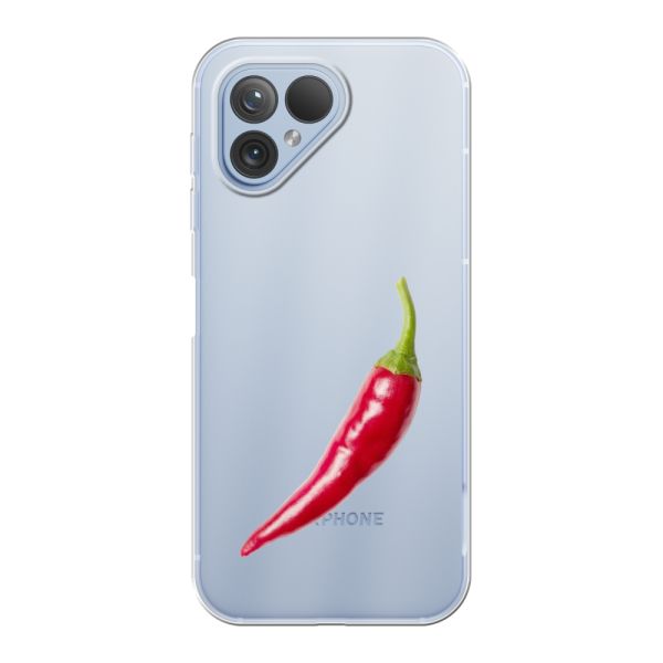 Flexibel Fairphone 5 hoesje met Rode Peper - Pittig Design