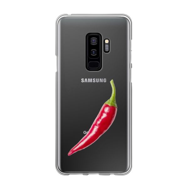 Flexibel Samsung Galaxy S9 Plus hoesje met Rode Peper - Pittig Design