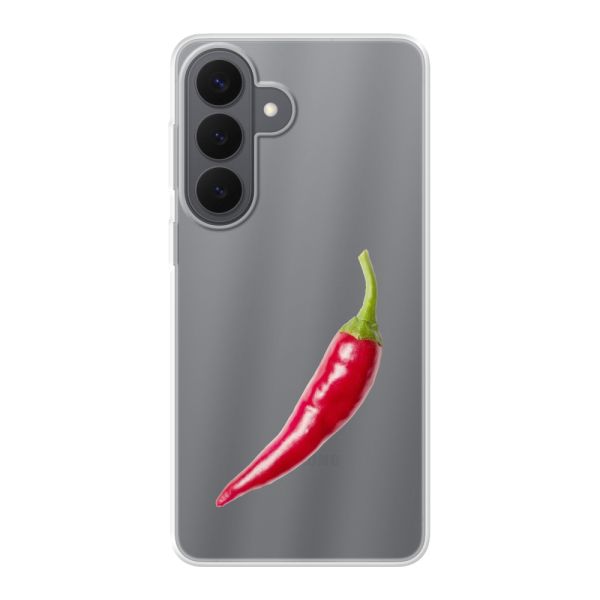 Flexibel Samsung Galaxy S26 Plus hoesje met Rode Peper - Pittig Design