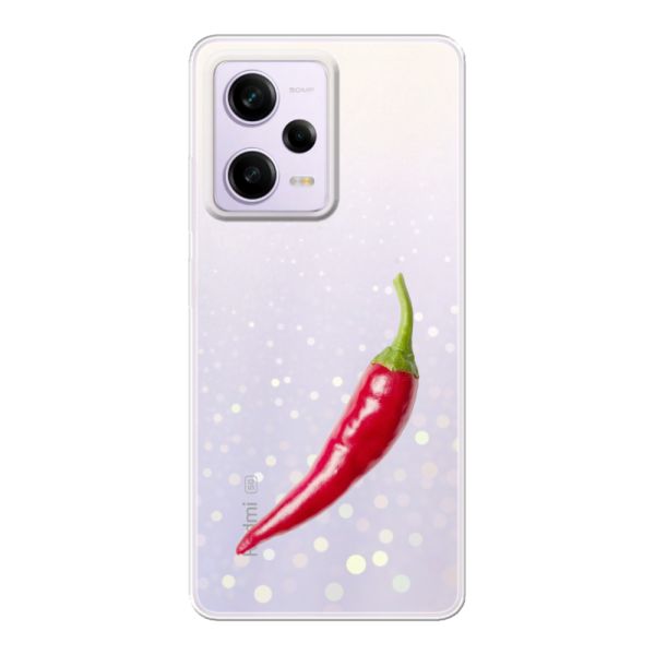 Flexibel Xiaomi Redmi Note 12 / Note 12R hoesje met Rode Peper - Pittig Design