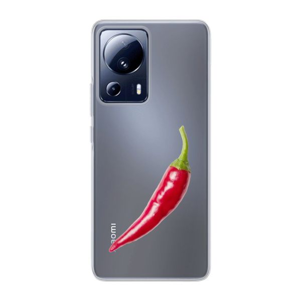 Flexibel Xiaomi 13 Lite hoesje met Rode Peper - Pittig Design