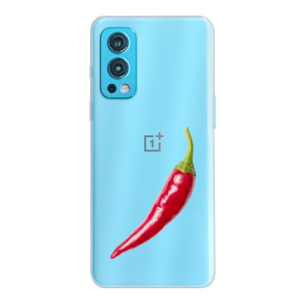 Coque OnePlus Nord 2 5G flexible avec piment rouge - Design épicé