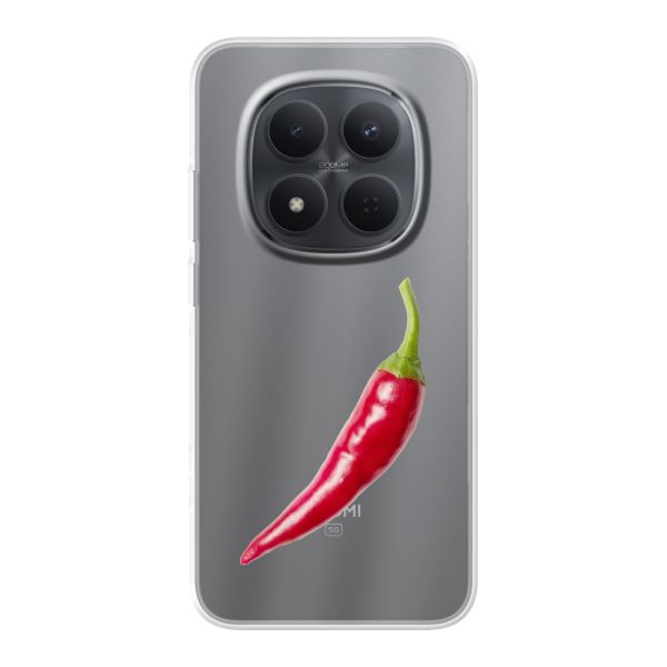 Flexibel Xiaomi Redmi Note 15 Pro (5G) hoesje met Rode Peper - Pittig Design
