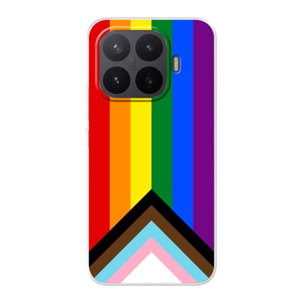 Coque Xiaomi 17T Pro flexible avec Drapeau arc-en-ciel - Drapeau Progress Pride