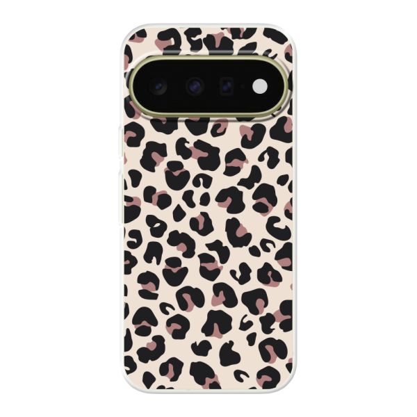 Flexibel Google Pixel 11 hoesje met Panter Print - Beige Luipaardprint