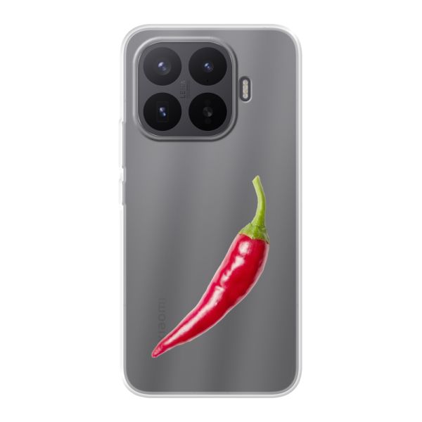 Coque Xiaomi 17T Pro flexible avec piment rouge - Design épicé