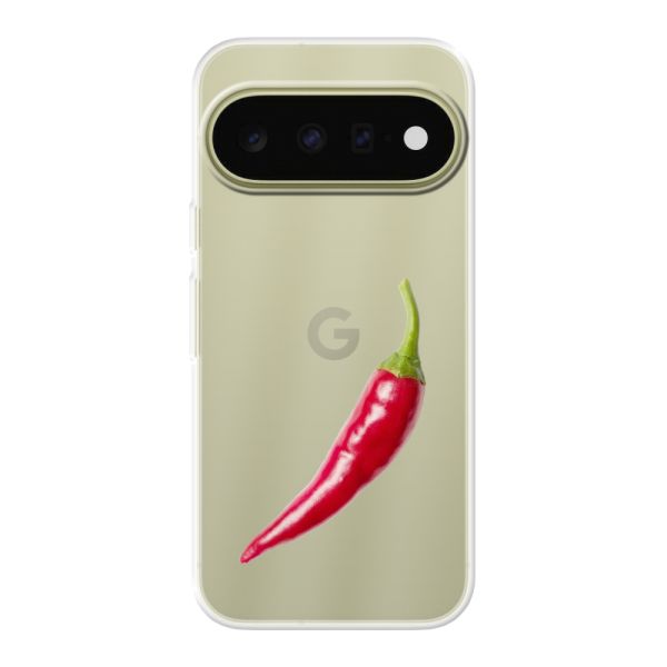 Flexibel Google Pixel 11 hoesje met Rode Peper - Pittig Design