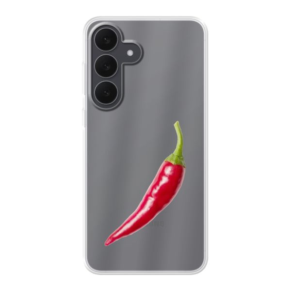 Coque Samsung Galaxy S26 FE flexible avec piment rouge - Design épicé