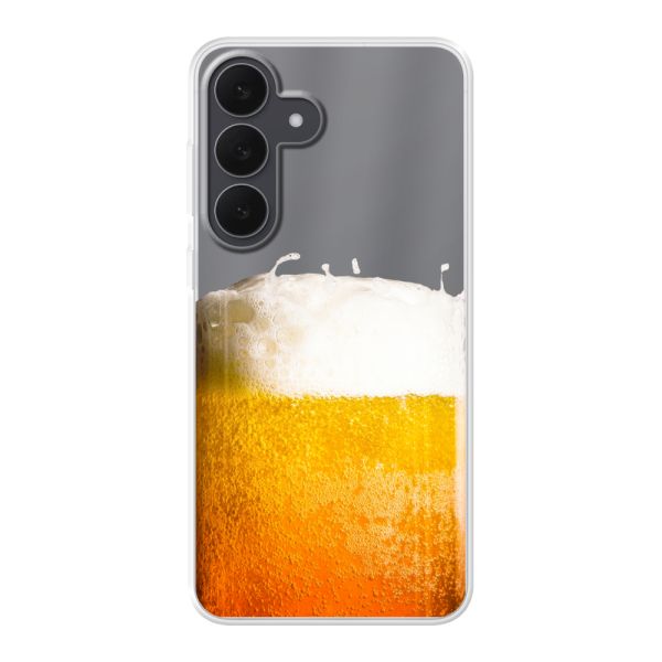 Coque Samsung Galaxy S26 FE flexible avec Bière Fraîchement Tirée - Imprimé bière