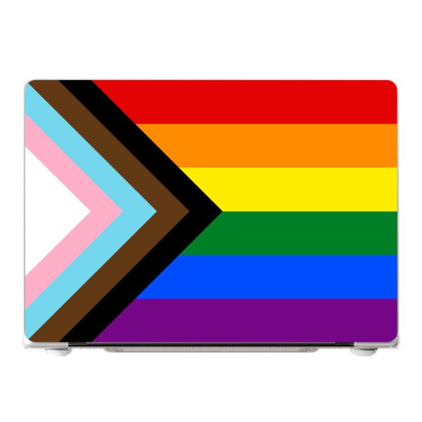 Premium MacBook Pro 14-inch case met Progress Pride Vlag - Regenboog en inclusief design