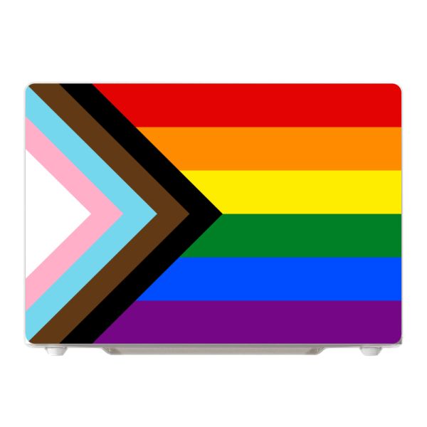 Premium MacBook Pro 16-inch case met Progress Pride Vlag - Regenboog en inclusief design