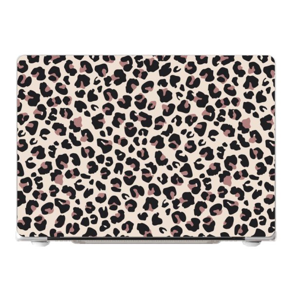 Premium MacBook Pro 14-inch case met Panterprint - Luipaardprint Beige Roze
