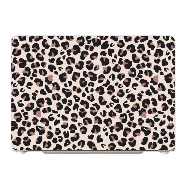 Premium MacBook Air 15-inch case met Panterprint - Luipaardprint Beige Roze
