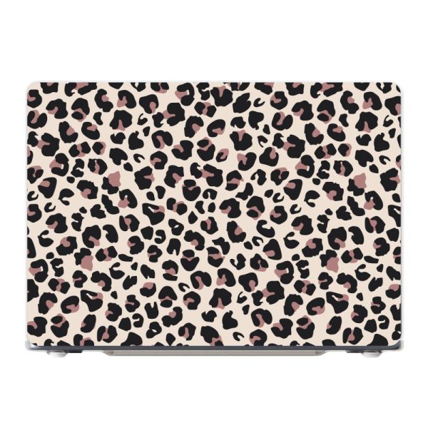 Premium MacBook Air 13-inch case met Panterprint - Luipaardprint Beige Roze