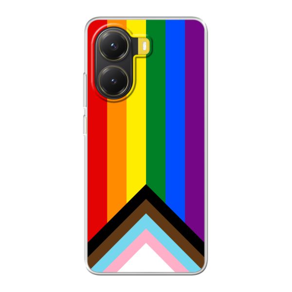Coque Xiaomi Poco X7 Pro flexible transparente avec Drapeau arc-en-ciel - Drapeau Progress Pride