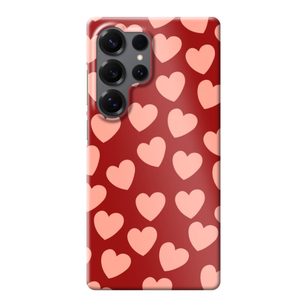 Funda hard case Samsung Galaxy S25 Ultra totalmente impresa con Pequeños Corazones Sutiles