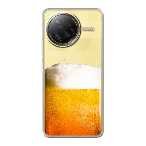 Funda Xiaomi Poco F7 Ultra flexible transparente con Cerveza Recién Tirada - Estampado de cerveza