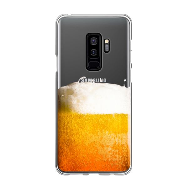 Funda Samsung Galaxy S9 Plus flexible transparente con Cerveza Recién Tirada - Estampado de cerveza