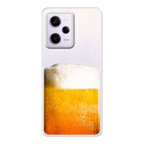 Funda Xiaomi Redmi Note 12 flexible transparente con Cerveza Recién Tirada - Estampado de cerveza