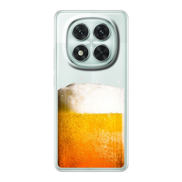 Funda Xiaomi Poco X7 flexible transparente con Cerveza Recién Tirada - Estampado de cerveza