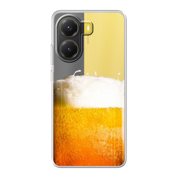 Funda Xiaomi Poco X7 Pro flexible transparente con Cerveza Recién Tirada - Estampado de cerveza