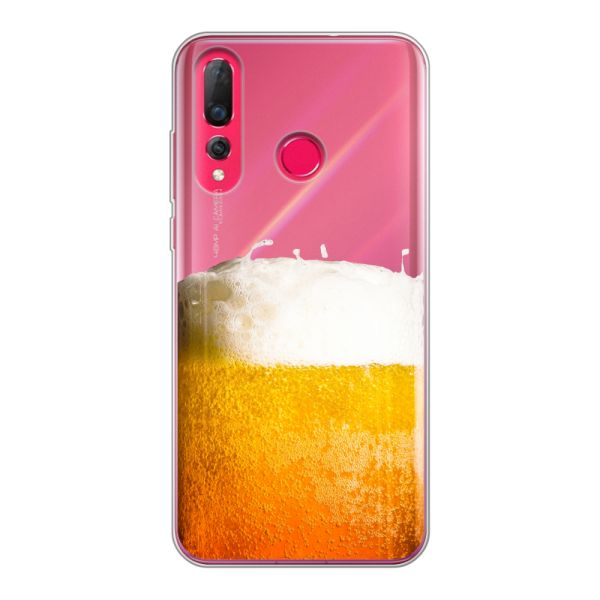 Funda Huawei P30 Lite flexible transparente con Cerveza Recién Tirada - Estampado de cerveza