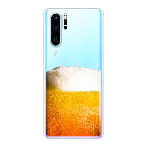 Funda Huawei P30 Pro flexible transparente con Cerveza Recién Tirada - Estampado de cerveza
