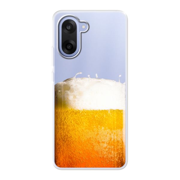 Funda OnePlus Nord CE5 flexible transparente con Cerveza Recién Tirada - Estampado de cerveza