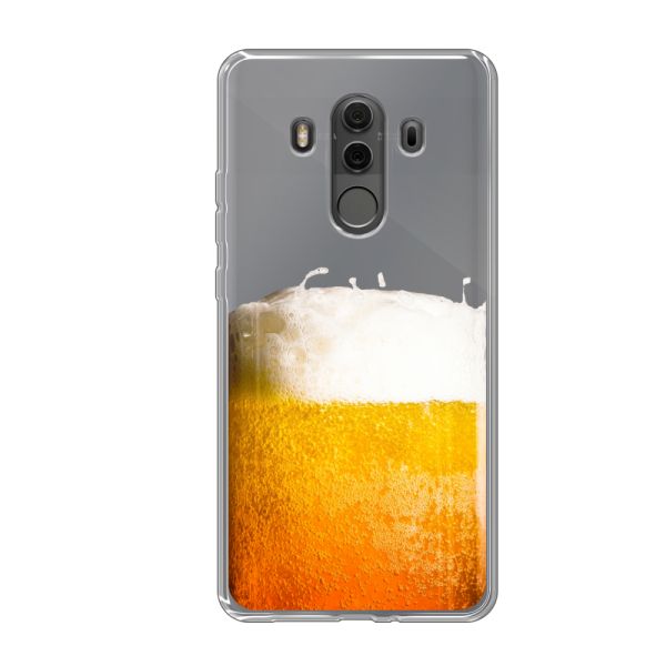 Funda Huawei Mate 10 Pro flexible transparente con Cerveza Recién Tirada - Estampado de cerveza