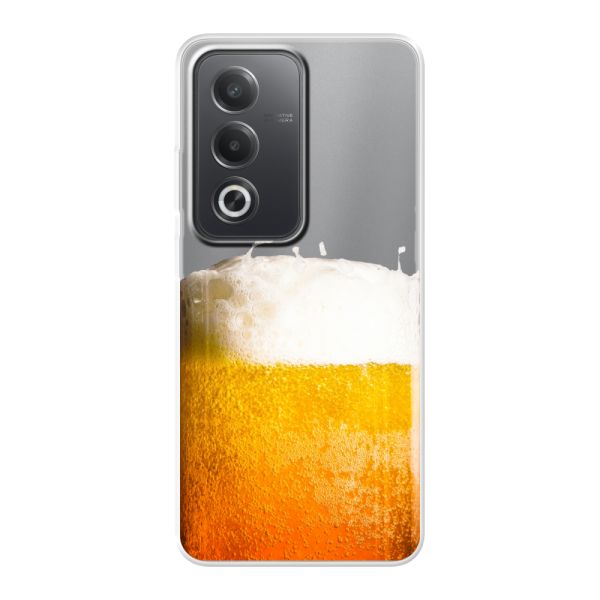 Funda Oppo A3 Pro flexible transparente con Cerveza Recién Tirada - Estampado de cerveza