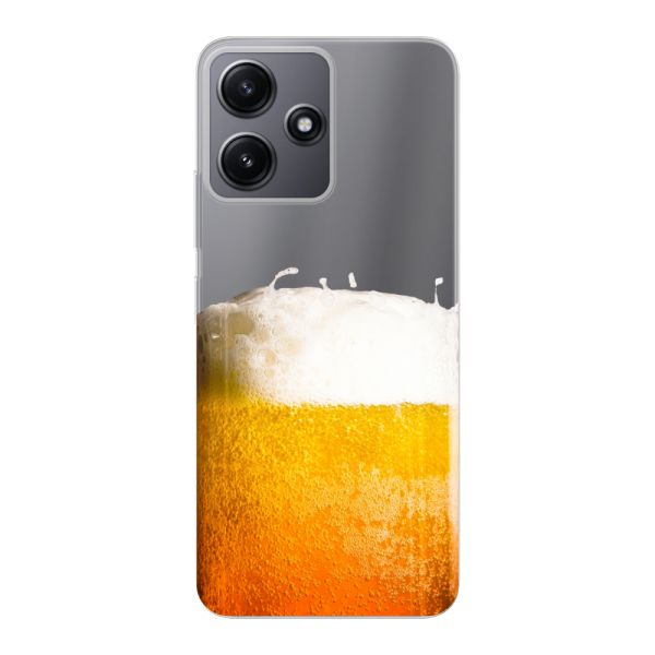 Funda Xiaomi Redmi 12 flexible transparente con Cerveza Recién Tirada - Estampado de cerveza