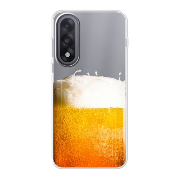 Funda OnePlus Nord 5 flexible transparente con Cerveza Recién Tirada - Estampado de cerveza
